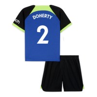 Tottenham Hotspur Matt Doherty #2 Fußballbekleidung Auswärtstrikot Kinder 2022-23 Kurzarm (+ kurze hosen)